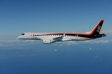 20151127_MRJ_3rd Flight Test_3 (Picture - Mitsubishi Aircraft)